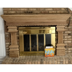 Fireplace mantel