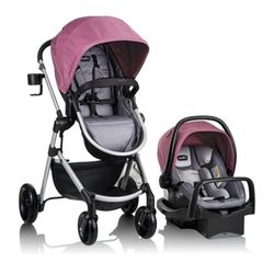 Evenflo Pivot Modular Travel System with LiteMax Infant Car Seat