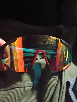 Shield sun glasses