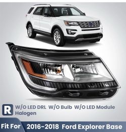 2016 - 2018 Ford Explorer headlight right side