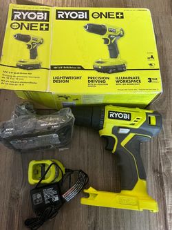 Ryobi 18V ONE+ System Badge 18V ONE+ 1/2" DRILL/DRIVER KIT new Offers welcome.