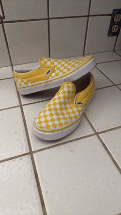 Vans, Yellow, Size 4