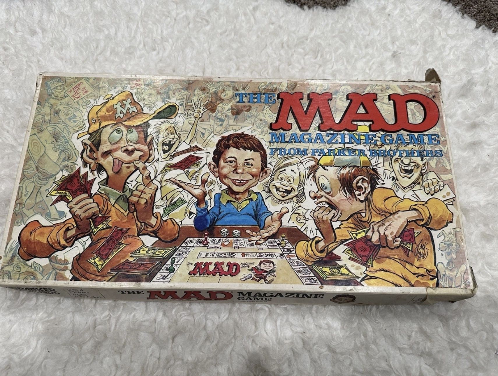 Parker Brothers Mad Magazine Board Game 1979 Alfred E Neuman!