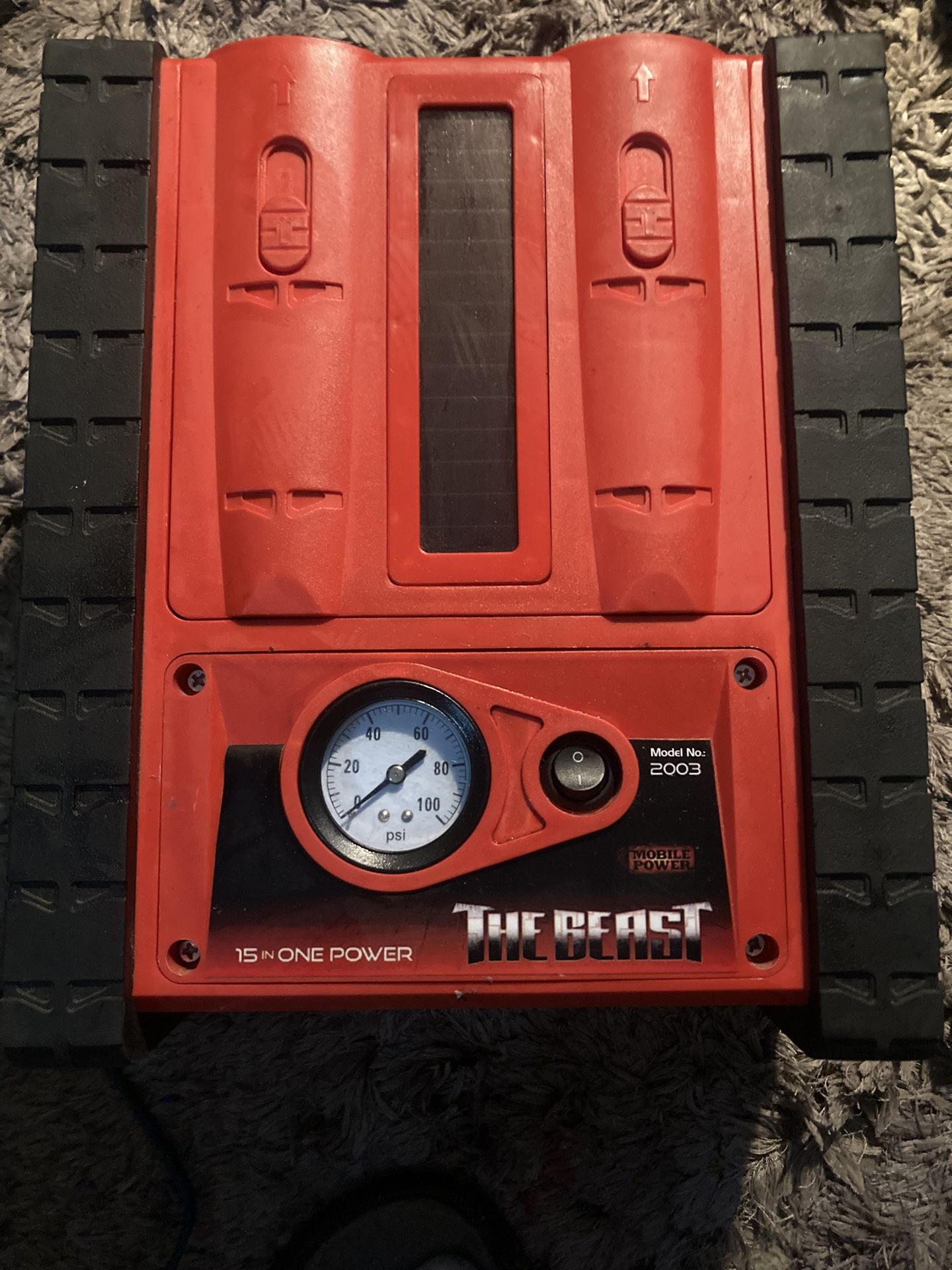The beast, mobile power jump starter