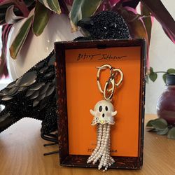 Betsey Johnson Halloween Glow In The Dark Bag Charm - New!