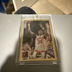 1994-95 Upper Deck Collector's Choice Gold Signature Foil #34 Hakeem Olajuwon