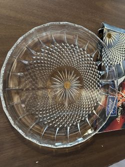 cristal d'arques longchamp serving plate