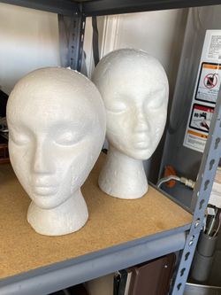 Mannequin Styrofoam Foam Hat Wig Styling Head Stand 10”