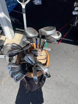 Lot of used clubs and bag for sale