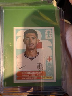 World Cup fifa panini Jude Bellingham England card sticker