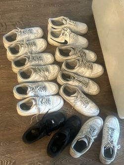 8-Pair Nike Air Force 1 Bulk Lot / Reseller Beater Box - Size 11