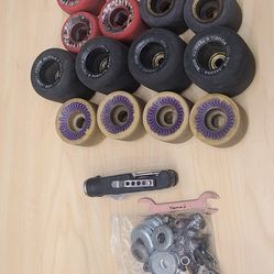 Skate Wheels, Trucks And Tools