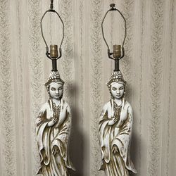 Guan Yin Table Lamps