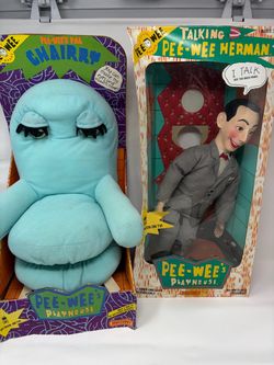 Vintage Pee-Wee Herman Playhouse Collectibles – Chairry & Talking Pee Wee Figure