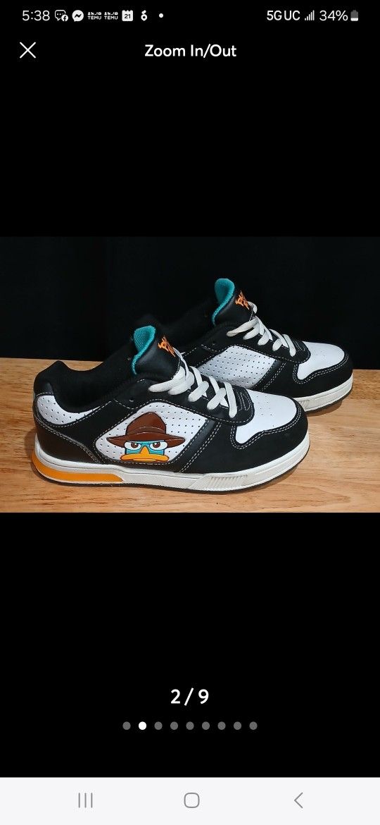 Platypus Big Sneaker Sale Disney Phineas Ferb Kids Sneakers