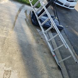 16 Ft Werner Ladder Aluminum Light Weight 60 Firm