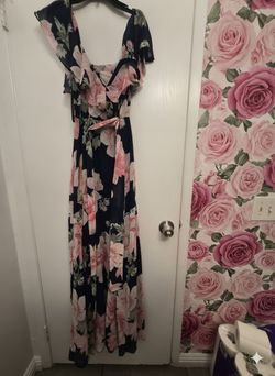 Vestido floreado casual