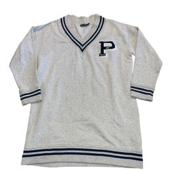 Polo Ralph Lauren Women L Grey Sweater 