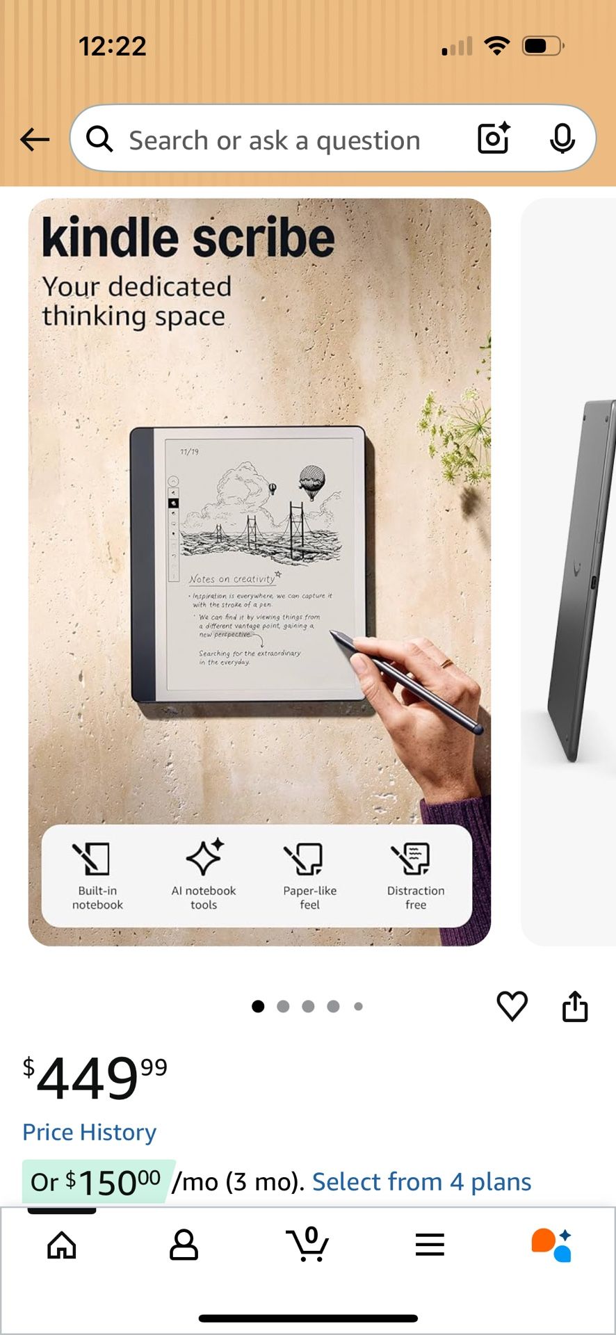 Kindle scribe