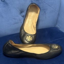 Black Tory Burch Ballets Flats 