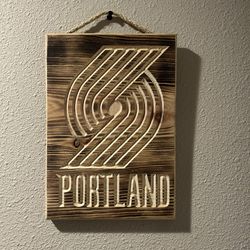 Portland Trail  Blazers Wood Plaque 