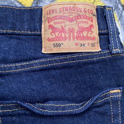 559 Levi Jeans W 34 L 30 Stretch