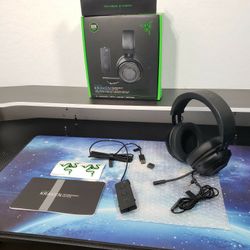 New Razer Kraken Tournament Edition THX 7.1 Surround Sound Gaming Headset: Retractable Noise Cancelling Mic - USB DAC - For PC, PS4, PS5, Nintendo Swi