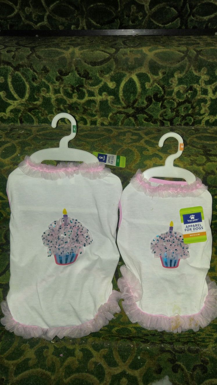 2. Matching Dog Outfits. Large and Medium