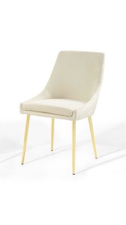 Single Sherpa Cream ivory wingback accent chair
