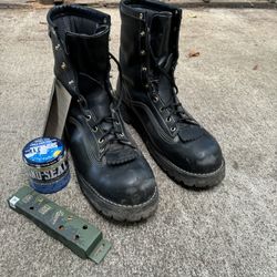 Danner Super Rain Forest Size 13 E Steel Toe