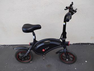 DYU Electric Bike E-Bike Scooter w/ Charger – Compact, Lightweight & Portable