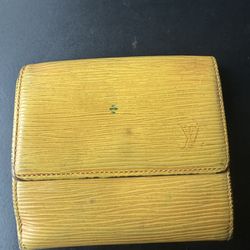 Yellow Louis Vuitton Bifold Wallet   