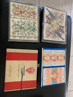 Playing cards set of 4 box’s