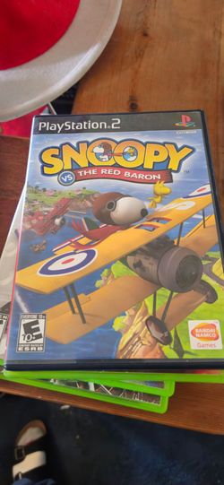 Snoopy vs. The Red Baron PS2 Game rare