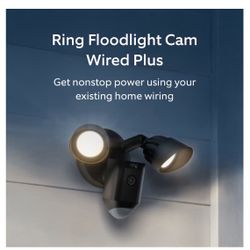Ring Floodlight Camera - Black (New Unopened)