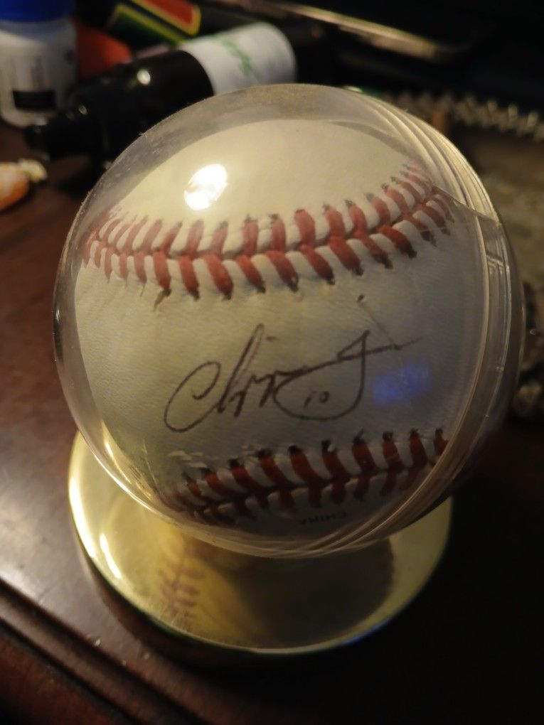 Clipper Jones   Atlanta Braves, Atlanta Signed Baseball 