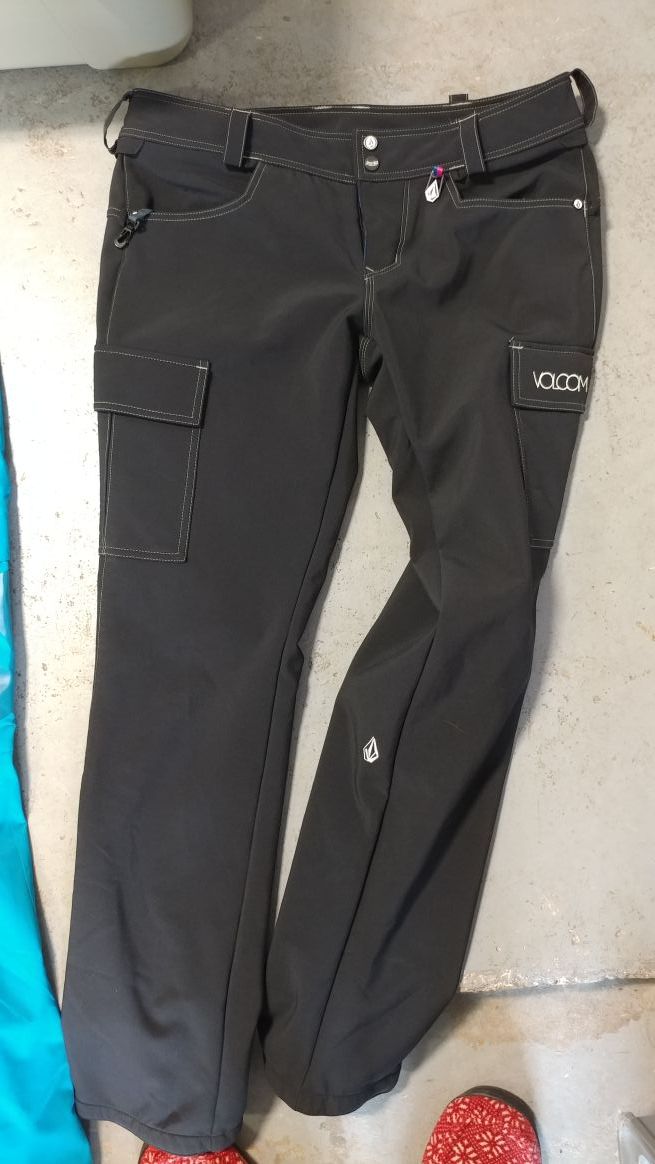 Snowboarding boots pants and jacket