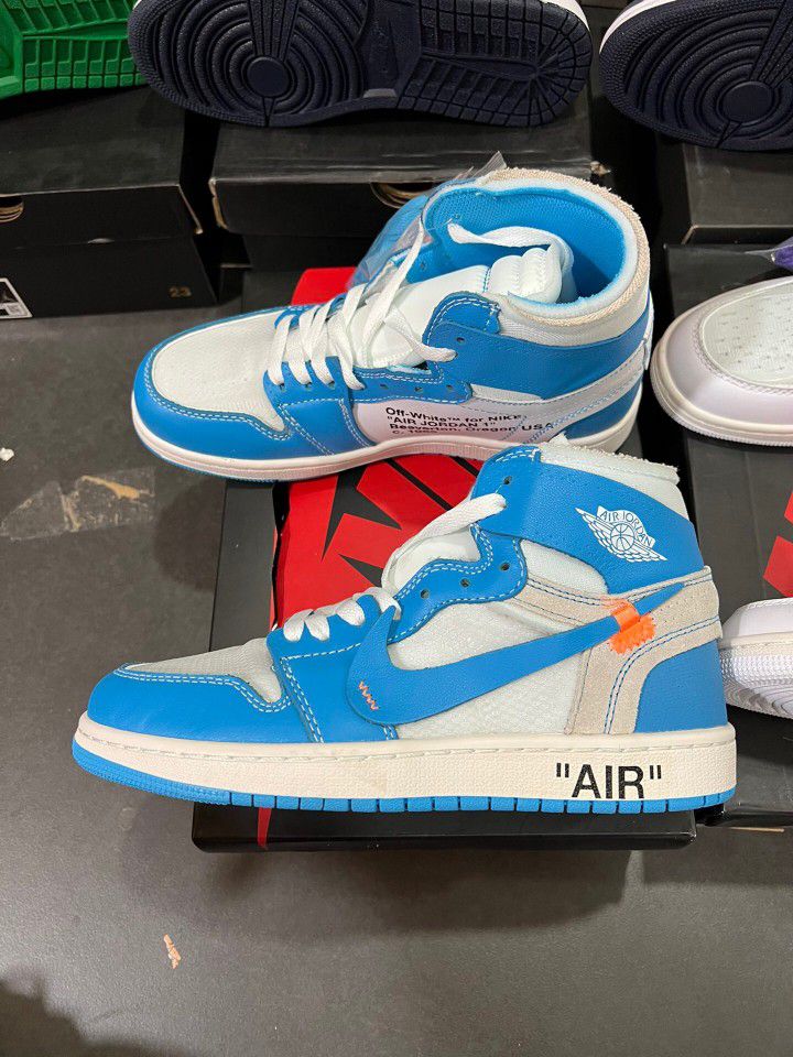 Jordan 1 unc ow all size available Please DM me on I _G