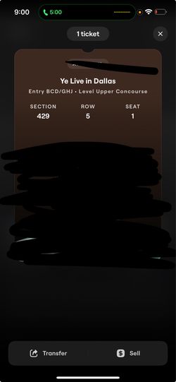 Ye in Arlington November 8