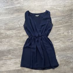 Navy Blue Mini Sundress