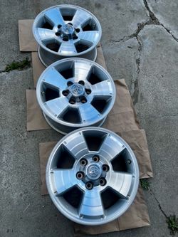Set of 3 Genuine Toyota OEM Alloy Wheels