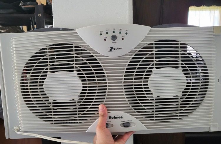 Holmes Dual Blade Twin Window Fan