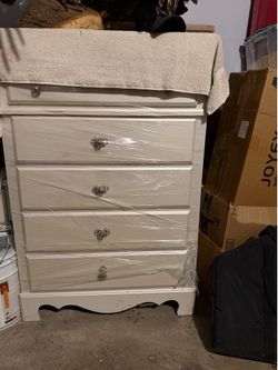white dresser