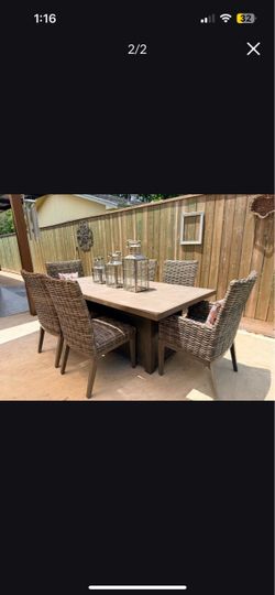 Patio table set