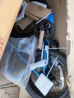 New Hyper Bicycles 20" Ultra 40, 36V Electric Bike, Adult Ages 13+, 250W Motor, Blue