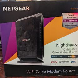 Netgear Nighthawk Cable Modem WiFi Router