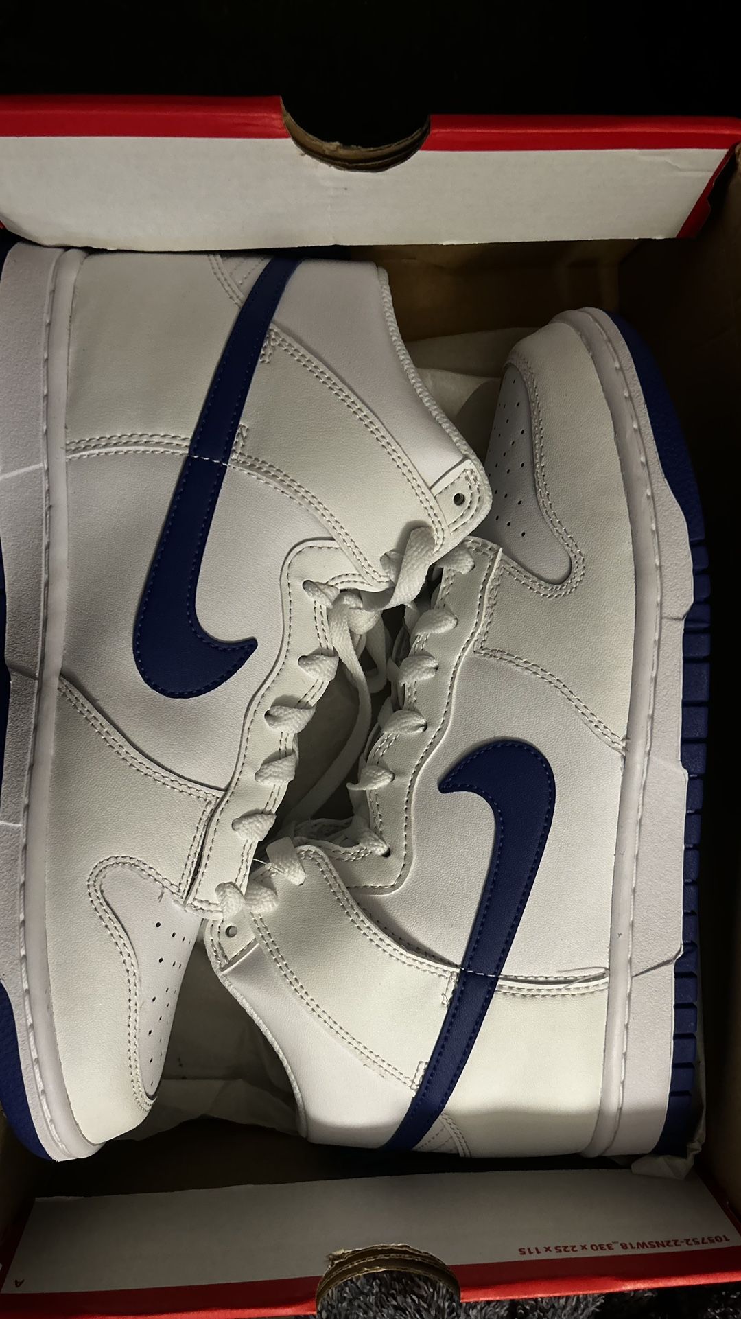 Nike Dunk High White Concord