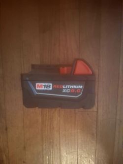 Milwaukee battery with charger