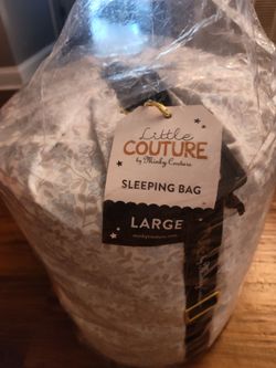 Minky Couture sleeping bag