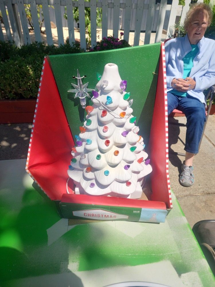 Lighted Christmas Tree